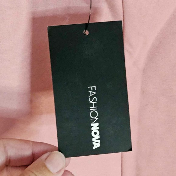 Fashion Nova Women’s Innocent Touch Pink Midi Dress Size M - Picture 7 of 9